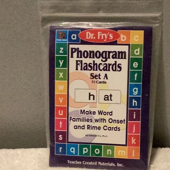 Phonogram Flashcards for Word Families - Picture 7 of 7